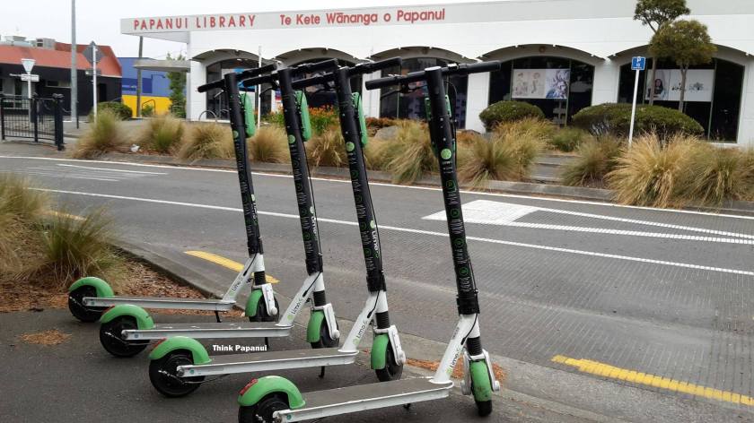 Lime scooters in Papanui