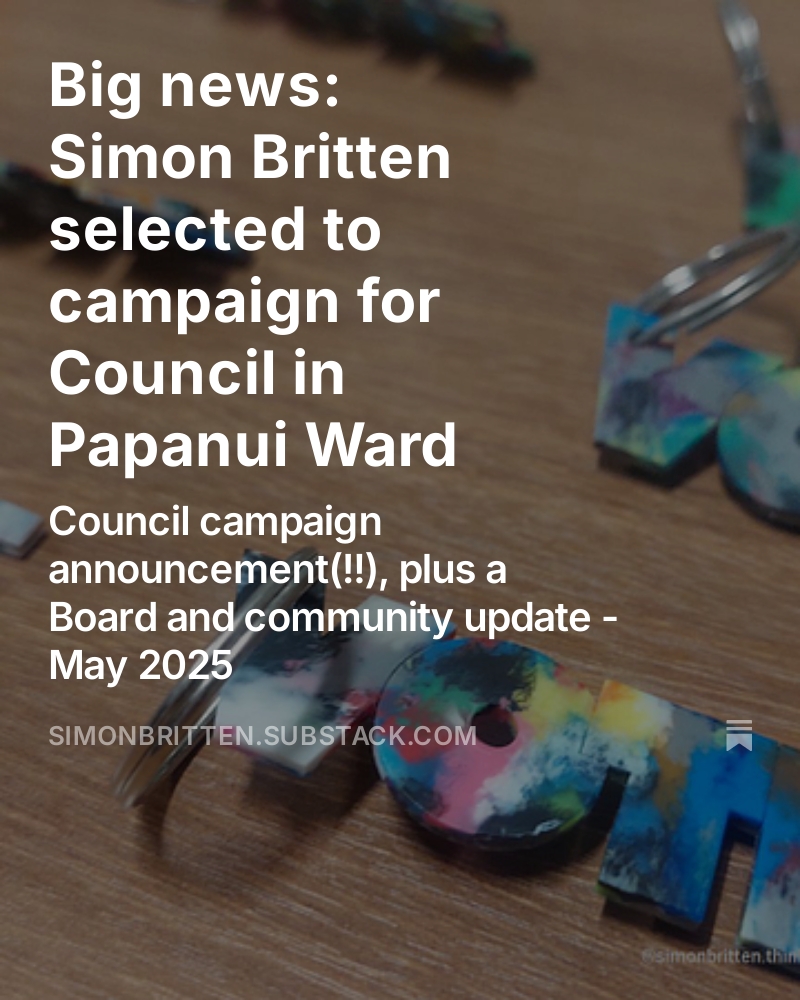 Simon’s May 2025 newsletter: Council campaign announcement – Simon Britten
